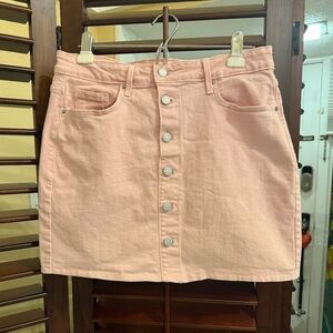 PINK OLD NAVY SIZE 10 P DENIM SKIRT